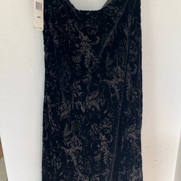RALPH LAUREN NWT Floral Print Velvet Skirt NWT 1990s - Picture 9 of 11